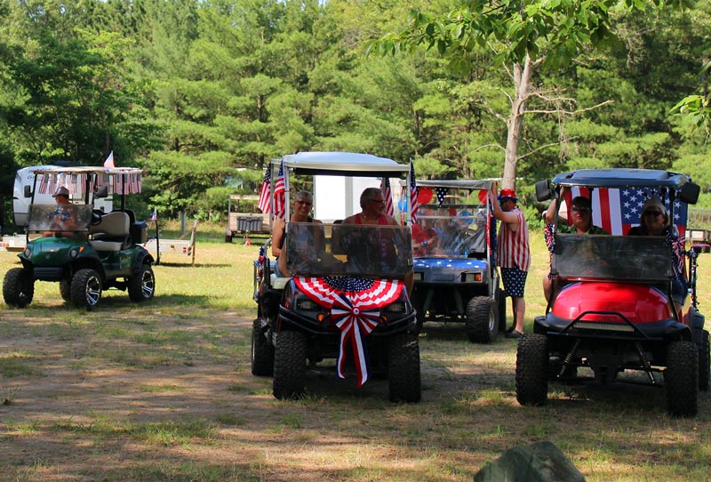 Independence Day is a big deal at White River RV Park and Campground